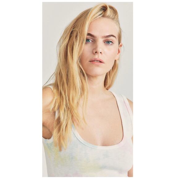 LoveShackFancy Citra Tie Dye Tank Midi Dress Size Large - Picture 4 of 13